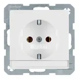 BERKER shuttered SCHUKO socket Q.1/Q.3 