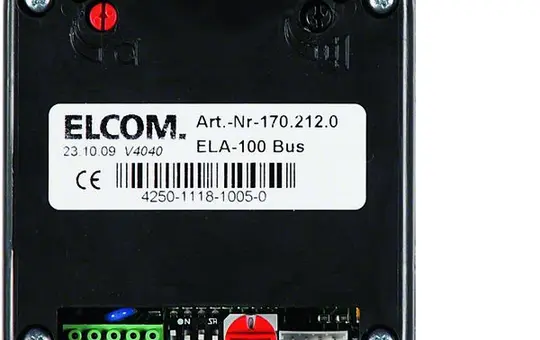 ELCOM Interphone de porte i2 