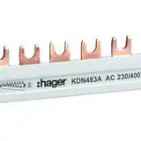 HAGER 4-pole phase busbar 
