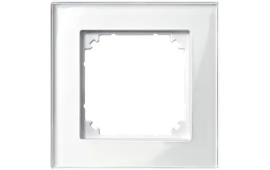 MERTEN Cadre de finition M-Plan en verre véritable 