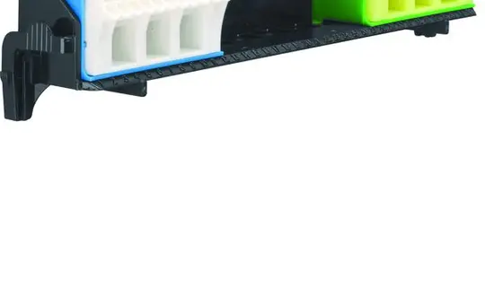 HAGER Support avec bornes PE/N QuickConnect horizontal 