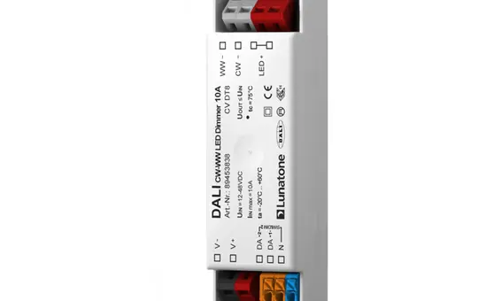 LUNATONE Actionneur de gradation LED DALI CV DT8 DE 