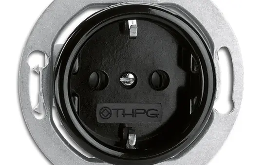 THPG SCHUKO socket Bakelite 
