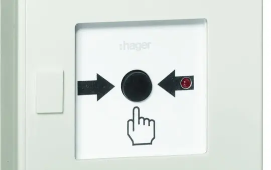 HAGER Bouton-poussoir sans fil pour TG55xA 