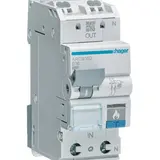 HAGER AFDD Fire Protection Switch B-Char. 1P+N 