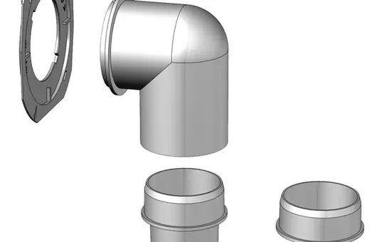 HELIOS kit de raccordement WC 