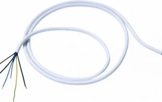 BACHMANN 119.270 Câble de raccordement pour cuisinière 5G2,5 mm² | blanc | 1,5 m