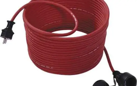 BACHMANN 343.370 Lawn Mower Extension Cord red | 25 m
