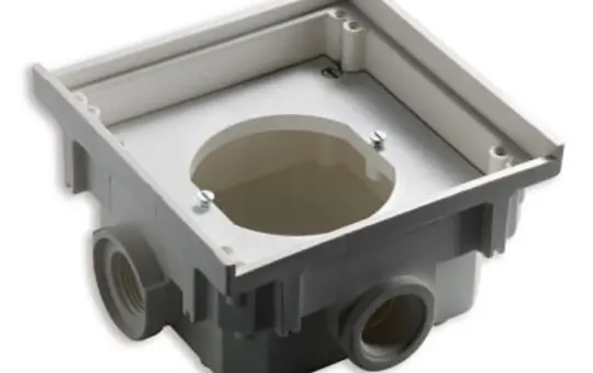 ABL 1632500 Recessed Socket Base Empty Housing 1-fold
