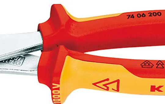 KNIPEX 7406180 Side Cutters Power side cutters | 180 mm