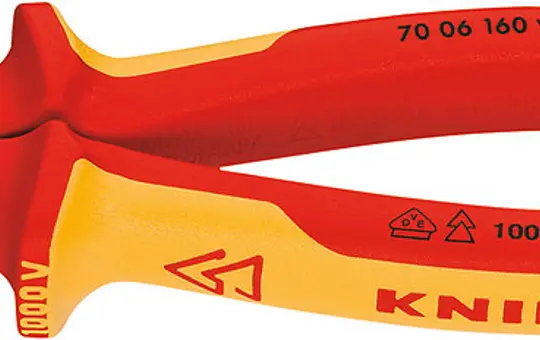 KNIPEX 7006160 Side Cutters VDE side cutters | 160 mm
