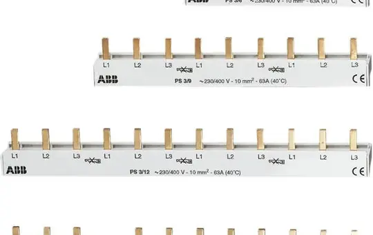 ABB PS3/9 Rail de phase 3 phases 9 TE