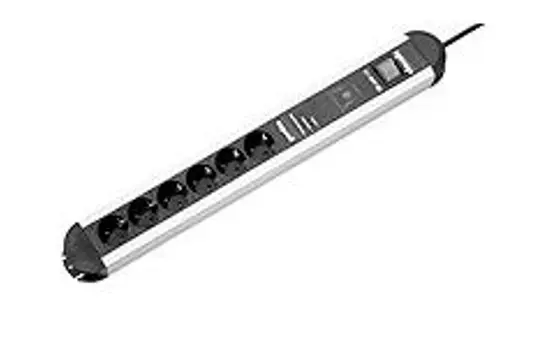BACHMANN 331.071 PRIMO Power Strip 6-way with on/off switch