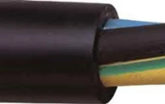 Gaine en caoutchouc jusqu'à 750 V avec PE H07RN-F5G4Ri.50 Anneau de 50 m | 5G4 mm²