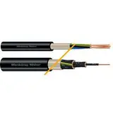 High-voltage underground cable NYY-J 1x6 RE m 6 mm² Sold by the meter | 1x6 mm²