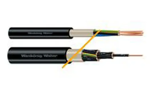 High-voltage underground cable 16 mm² NYY-J3X16RE Sold by the meter | 3x16 mm²