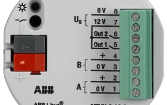 ABB MT/U2.12.2 Terminal de sécurité KNX 2 entrées
