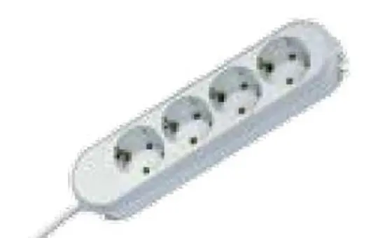 BACHMANN 381.121K Table Socket SMART 4-fold | black | 1,50 m
