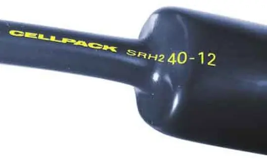 CELLPACK 127418 Heat Shrink Tube Section with Adhesive Ø 22-6mm | 1 m
