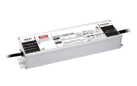 MEANWELL HLG-150H-24A HLG 24 V alimentation à découpage LED 150 W