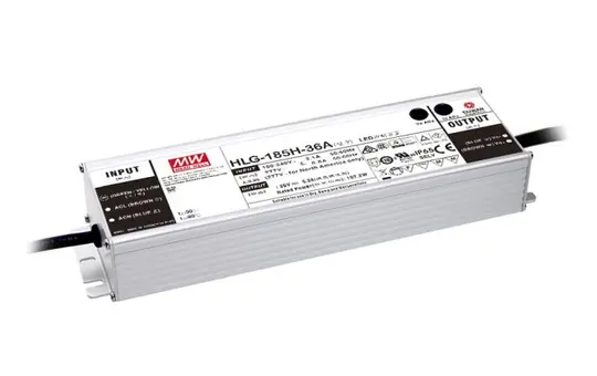 MEANWELL HLG-185H-24A HLG 24 V LED switching power supply 185W