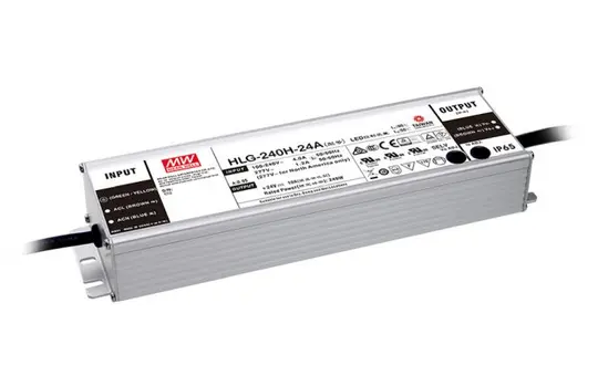 MEANWELL HLG-240H-24A HLG 24 V alimentation à découpage LED 240 W