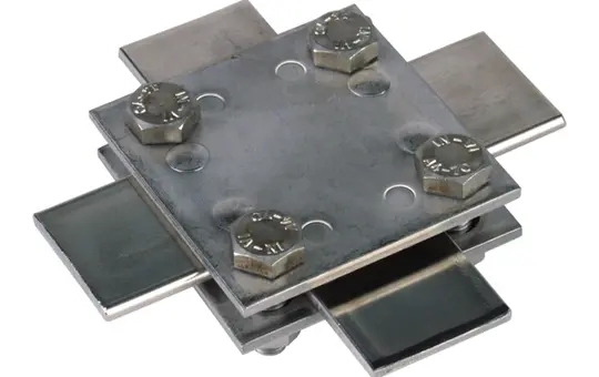 DEHN 318233 Crosspiece without intermediate plate V4A flat conductor | 30 x 30 mm