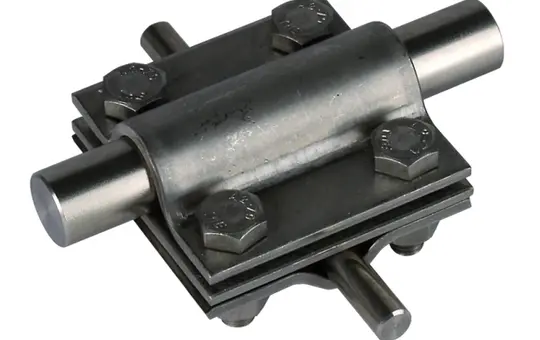 DEHN 319219 Crosspiece with intermediate plate V4A air catch rod | 16 x 30 mm