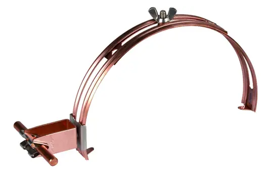 DEHN 206817 Adjustable Roof Conductor Holder Height 32 mm Cu 15 mm retaining claws | copper | 180-280 mm