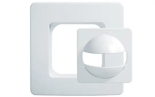 ESYLUX EM10055119 Cache détecteur mural standard | blanc signal