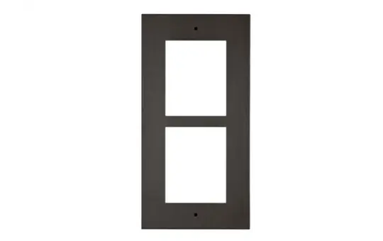 2N 9155012B IP Verso Plaque de façade encastrée 2 modules | noir