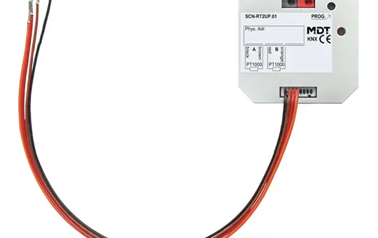 MDT SCN-RT2UP.01 Régulateur de température pour PT1000 2 modules encastrés