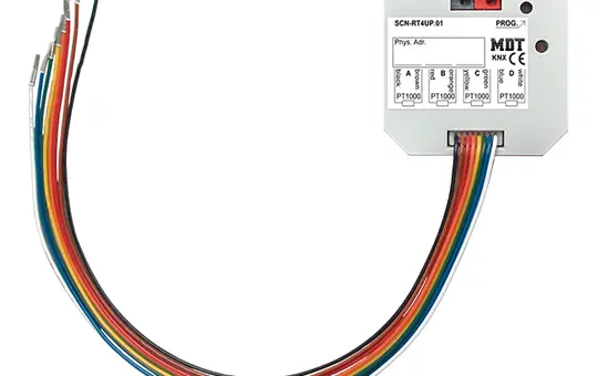 MDT SCN-RT4UP.01 Temperature Controller for PT1000 4-fold UP