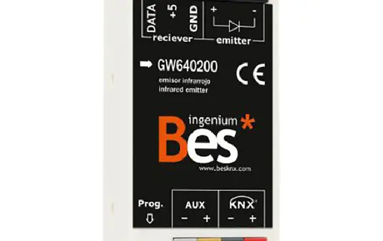 BESKNX GW640200 Passerelle KNX-IR Émetteur/Récepteur