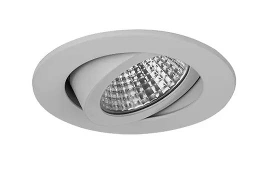 BRUMBERG 12261073 Spot encastrable LED SEVEN rond, 740 lm, 2700 K | blanc