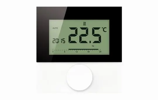 MÖHLENHOFF 130566 Room Temperature Controller Alpha comfort | white/black