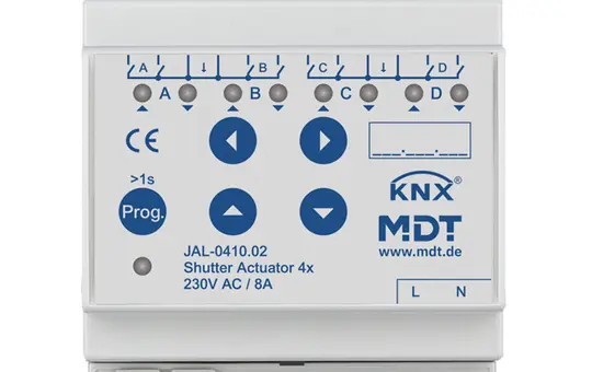 MDT JAL-0410.02 Actionneur volet roulant KNX 230 V 4 fois