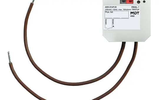 MDT AKK-01UP.03 KNX Compact Flush-Mount Switching Actuator 1-fold