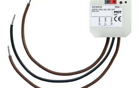 MDT AKK-02UP.03 Actionneur de commutation KNX compact encastré 2 fois