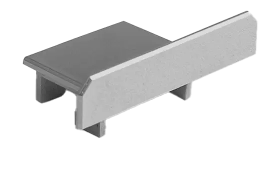 LED PROFILELEMENTE 1844 End Cap for S24 | gray