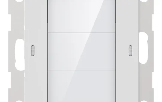 GVS ADV-02/02.2.00 Capteur tactile KNX ADVANCE+ célibataire | blanc brillant