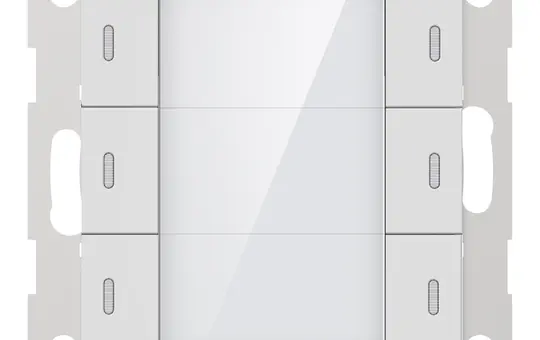 GVS ADV-06/02.2.00 KNX Touch Sensor ADVANCE+ 3-fold | shiny white