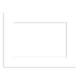 MDT VCB-10WS.04 Glass Frame VisuControl glass white | 10 inches