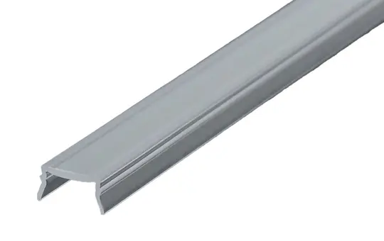 LED PROFILE ELEMENTS 1900.3 Plastic Cover 2 m for 12.5 mm plaster profiles | clear