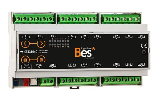 BESKNX CT431640 KNX universal actuator 16 A electric buttons 16x