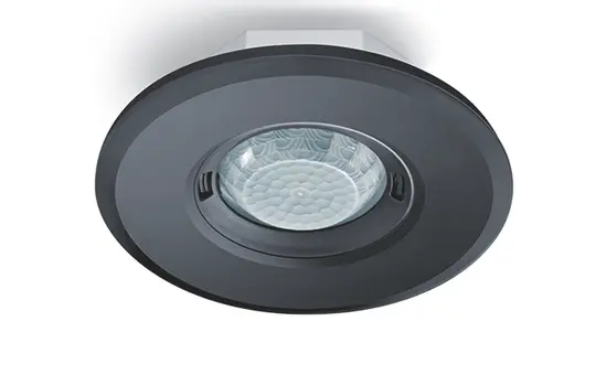 ESYLUX EP10427954 Presence Detector PD-FLAT 360°, 8 m, flush-mounted round | black