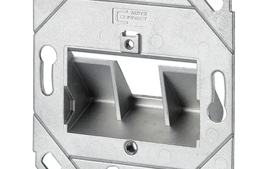 METZ CONNECT 130B20D11200KE Flush-Mounted Module Carrier 1-fold