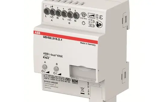 ABB UD/S2.315.2.1 KNX dimmer actuator 230 V 2-fold
