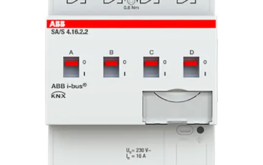 ABB SA/S4.16.2.2 KNX switching actuator 16 A 4-fold