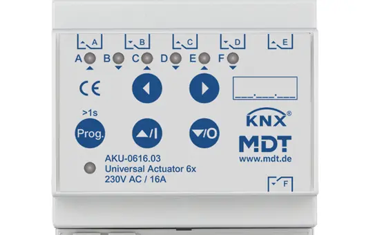 MDT AKU-0616.03 Actionneur universel KNX 6 fois